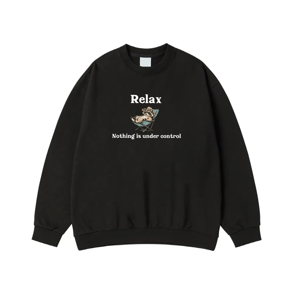 Relax Nothing Is Under Control Raccoon T-Shirt