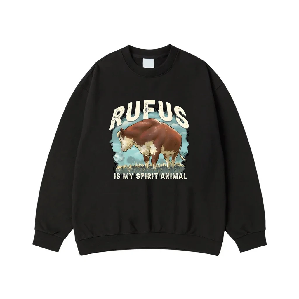 Rufus The Bull Is My Spirit Animal Funny Farm T-Shirt