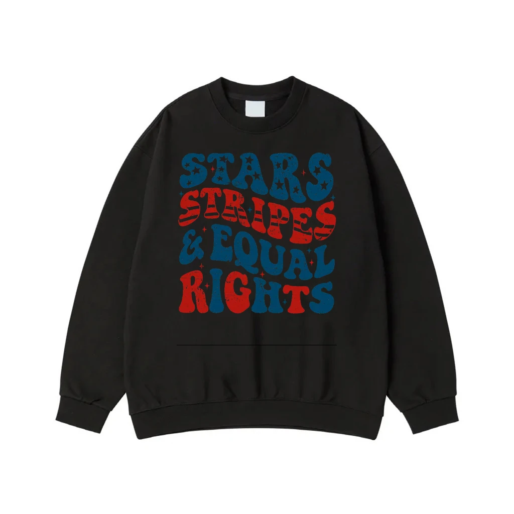 Stars Stripes & Equal Rights Retro Patriotic T-Shirt