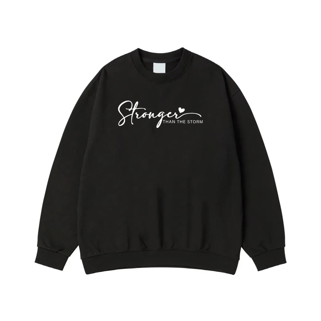 Stronger Than The Storm Inspirational Quote T-Shirt