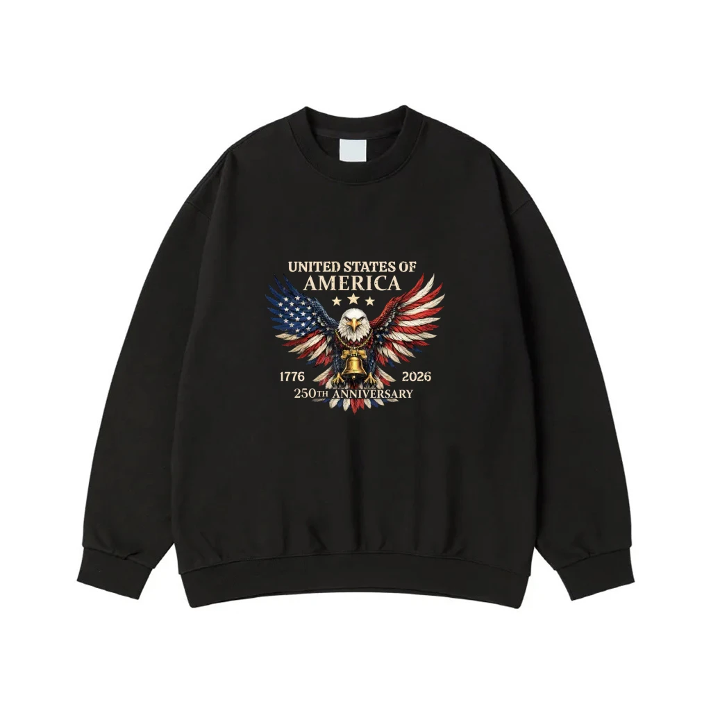 United States Of America 250th Anniversary 1776-2026 Patriotic Eagle T-Shirt