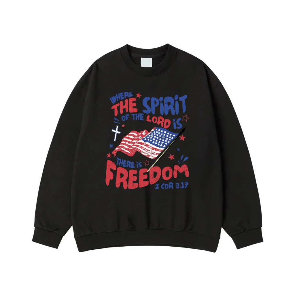 Where The Spirit Of The Lord Is There Is Freedom Bible Verse T-Shirt