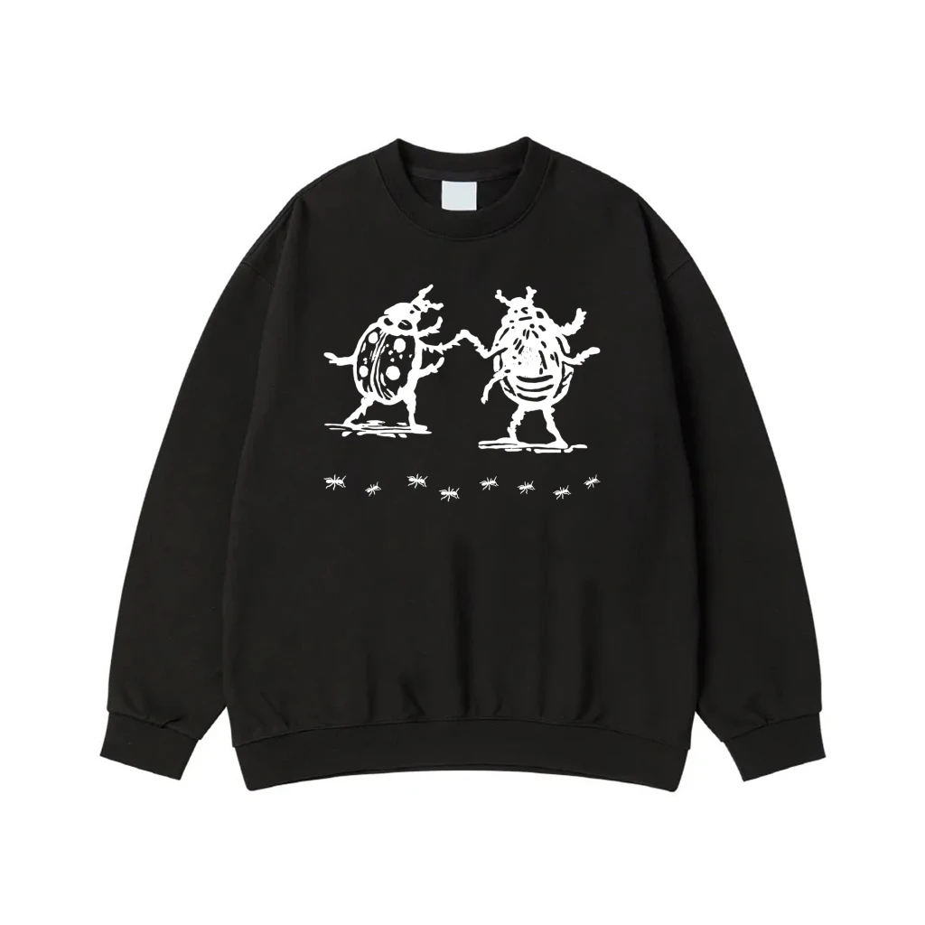 Whimsical Dancing Beetles And Ants Graphic Tee