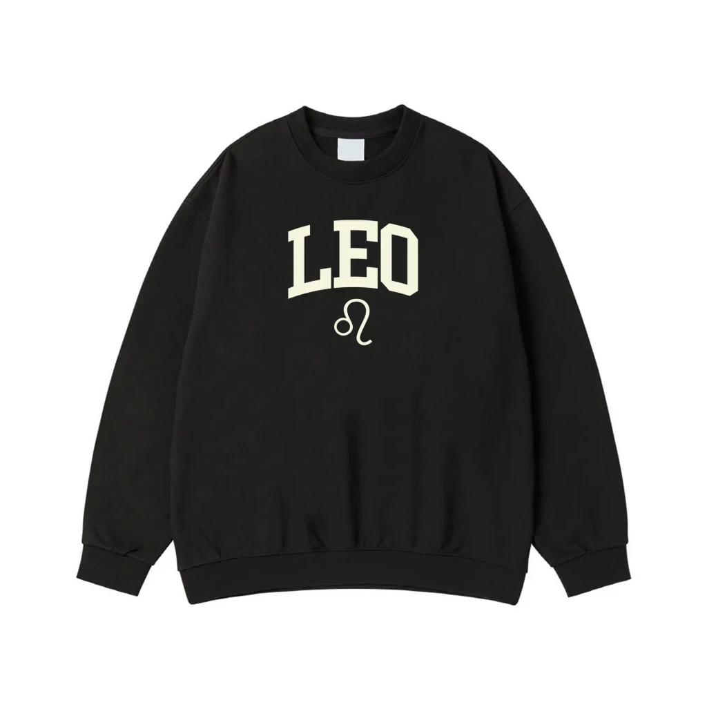 Zodiac Sign Collegiate Style Font T-Shirt With Symbol