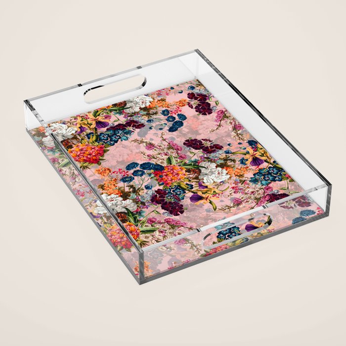 Summer Botanical Garden Viii - Ii Acrylic Tray