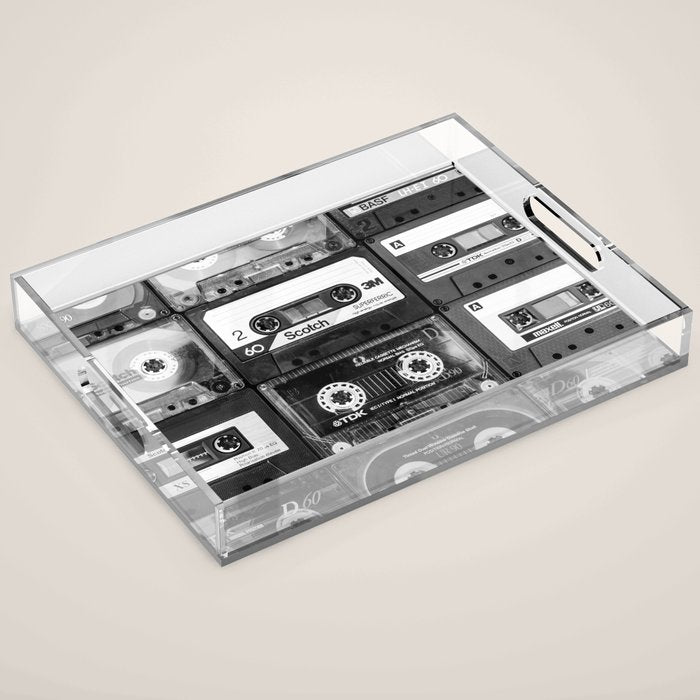 Something Nostalgic - Black And White #Decor #Homestorie #Buyart Acrylic Tray