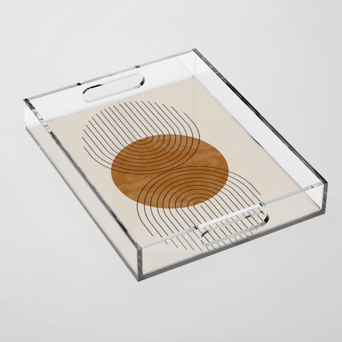 Perfect Touch  Mid Century Modern Acrylic Tray