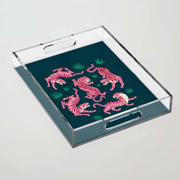 Night Race: Pink Tiger Edition Acrylic Tray