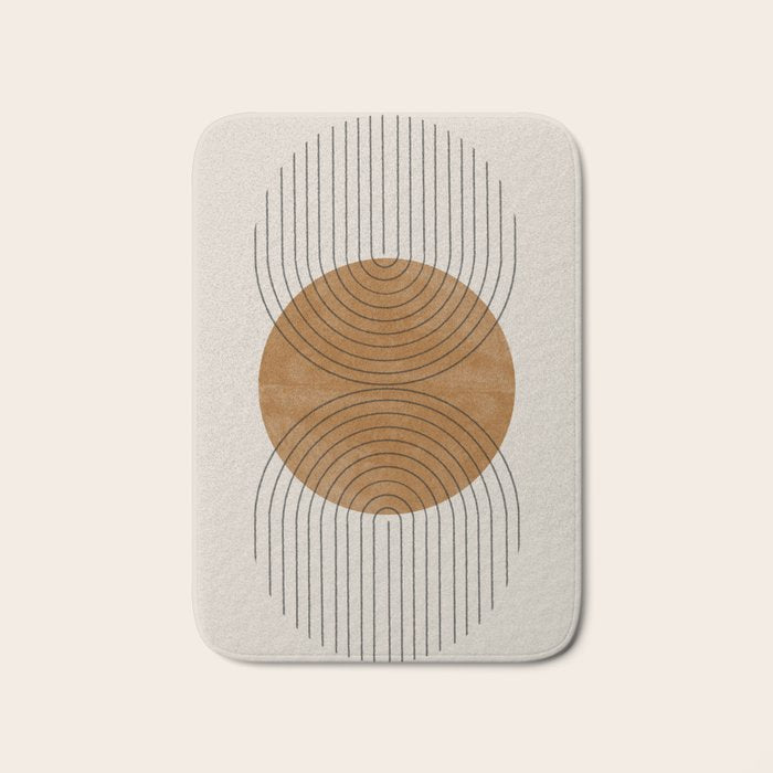 Perfect Touch  Mid Century Modern Bath Mat