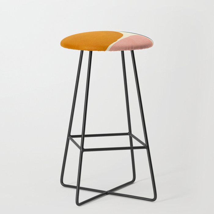 Shapes Geometric Minimal Painting Abstract Stool