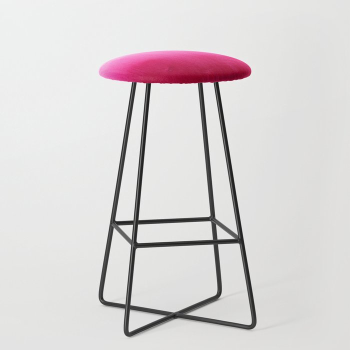 Modern Fuchsia Watercolor Paint Brushtrokes Stool