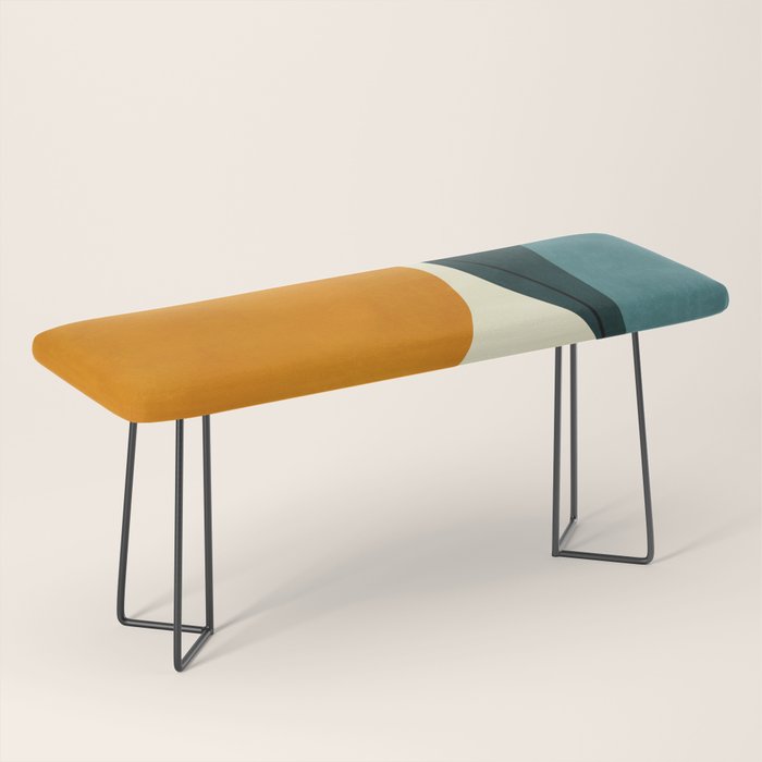 Shapes Geometric Minimal Painting Abstract Bench