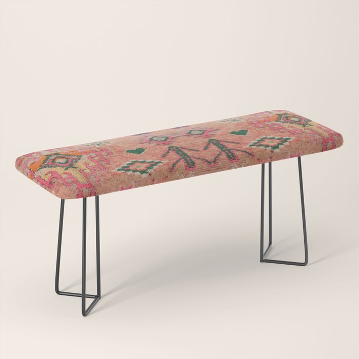 Moroccan Berber Traditional Carpet Bench