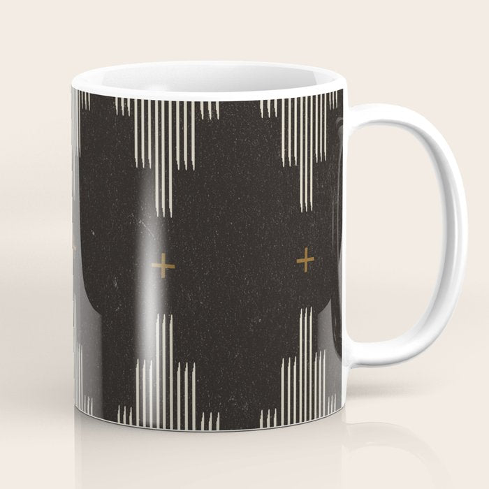 Southwestern Minimalist Black & White Coffee Mug