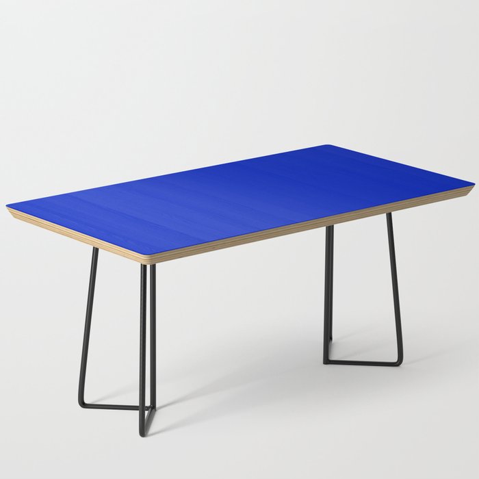Solid Deep Cobalt Blue Color Coffee Table
