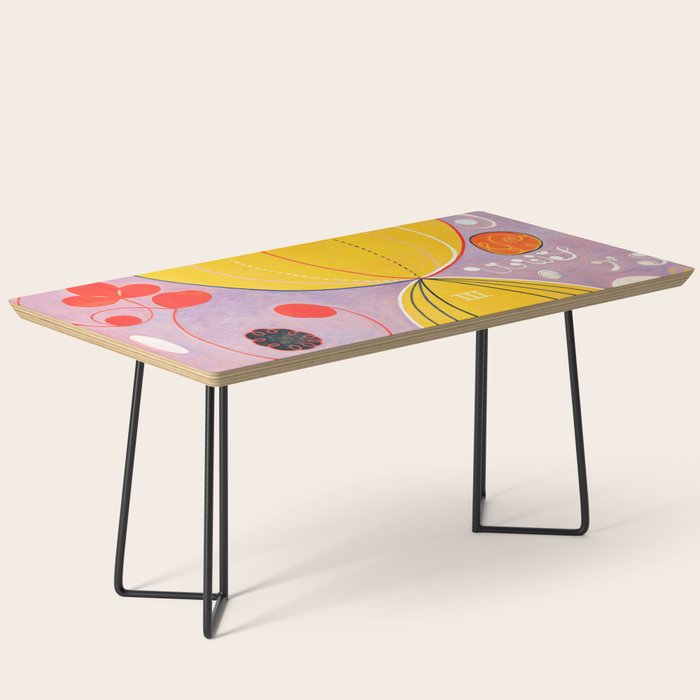 Hilma Af Klint "The Ten Largest, No. 07, Adulthood, Group Iv" Coffee Table