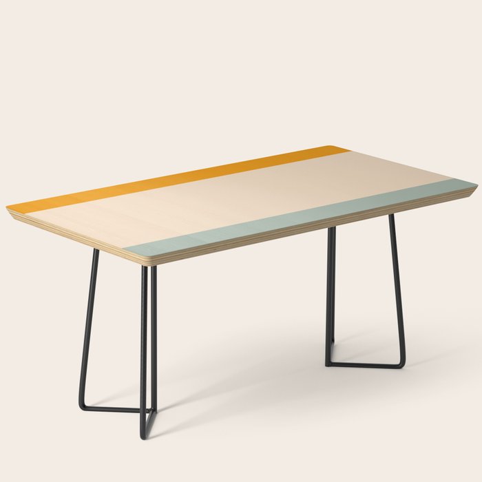 Heracles - Minimal Summer Retro Stripes Coffee Table