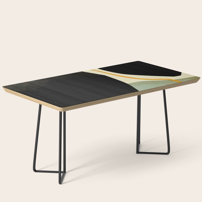 Shapes Organic Mid Century Modern Coffee Table