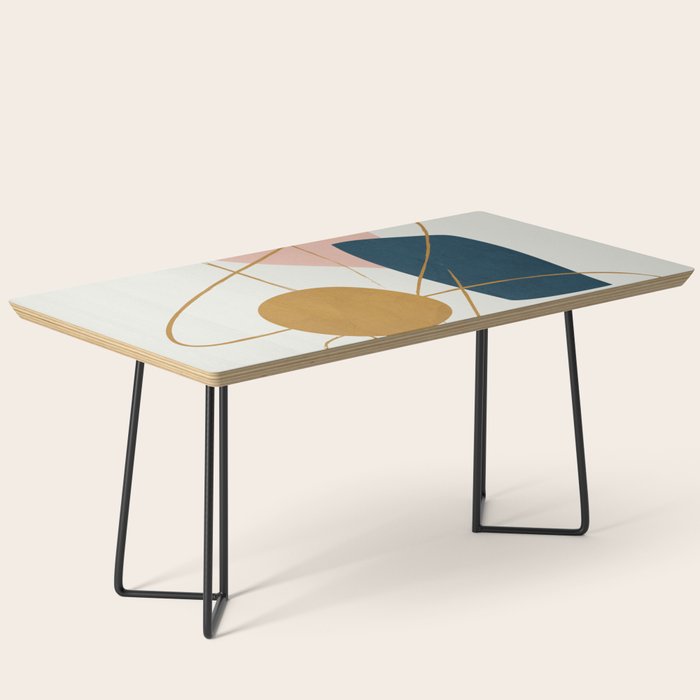 Minimal Abstract Shapes No 46 Coffee Table