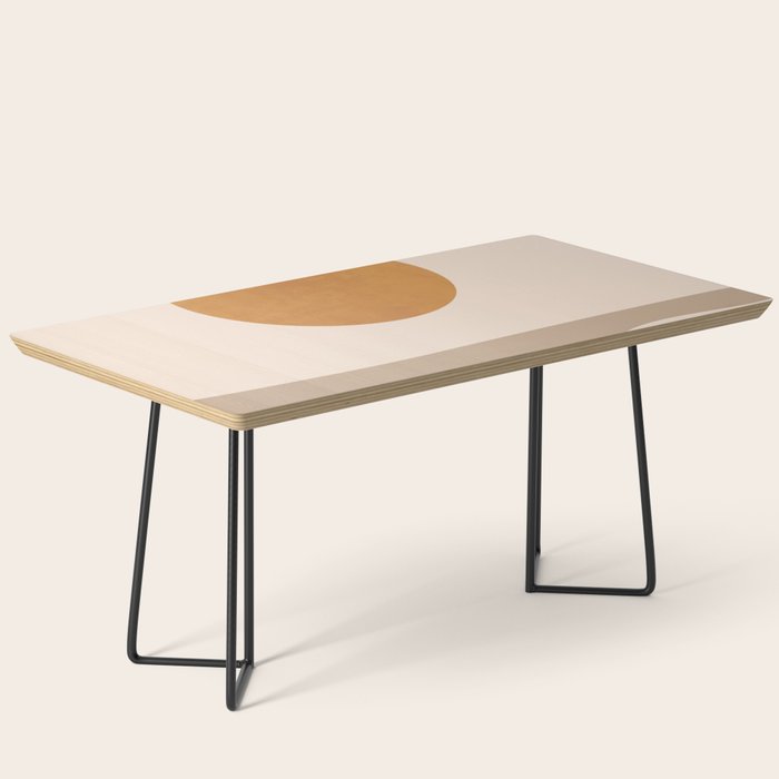 Minimal Abstract Art Landscape 6 Coffee Table