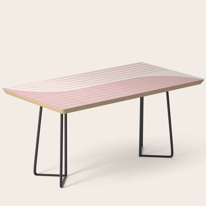 Two Tone Line Curvature Xix Coffee Table