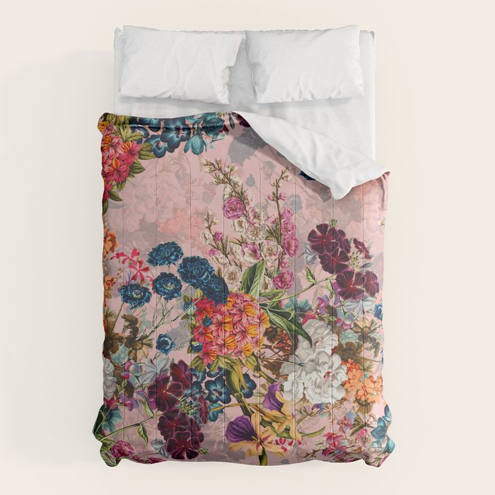 Summer Botanical Garden Viii - Ii Comforter