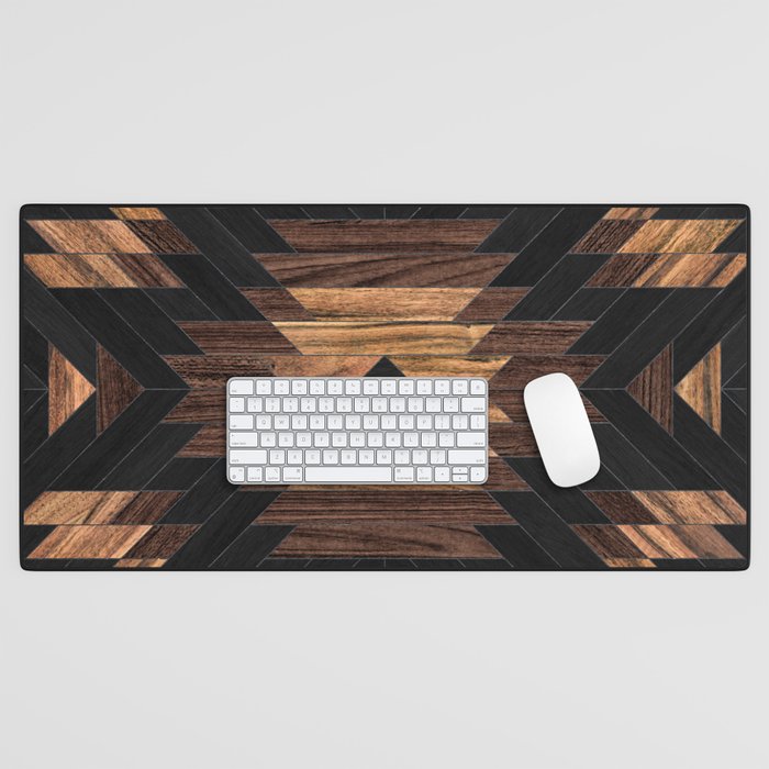 Urban Tribal Pattern No.7 - Aztec - Wood Desk Mat