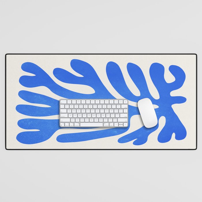 Marseille Blue: Matisse Color Paper Cutouts 03 Desk Mat