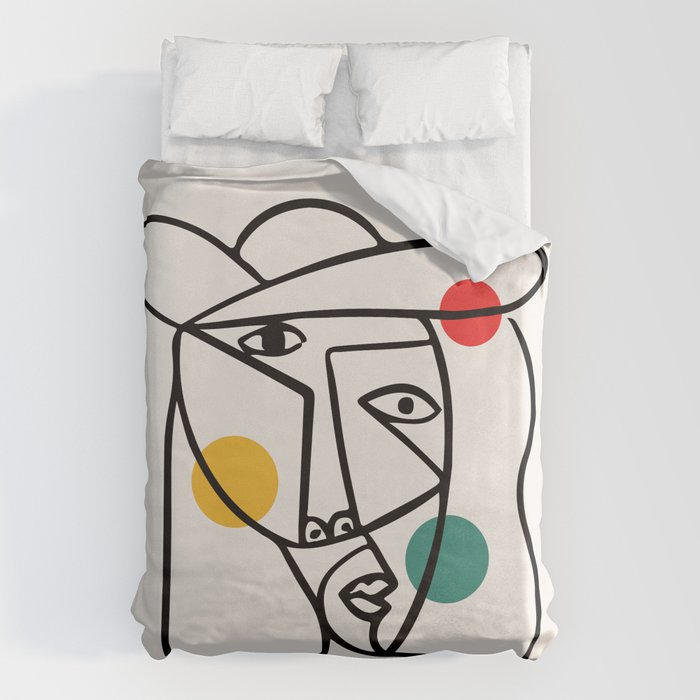 The Dream Ii | Pablo Picasso Le Reve Duvet Cover