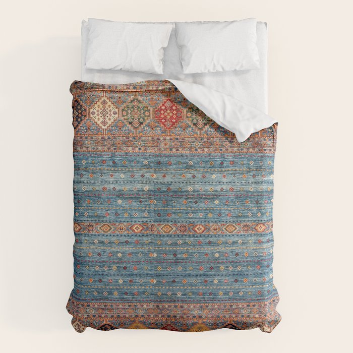Traditional Vintage Moroccan Carpet Duvet Cover