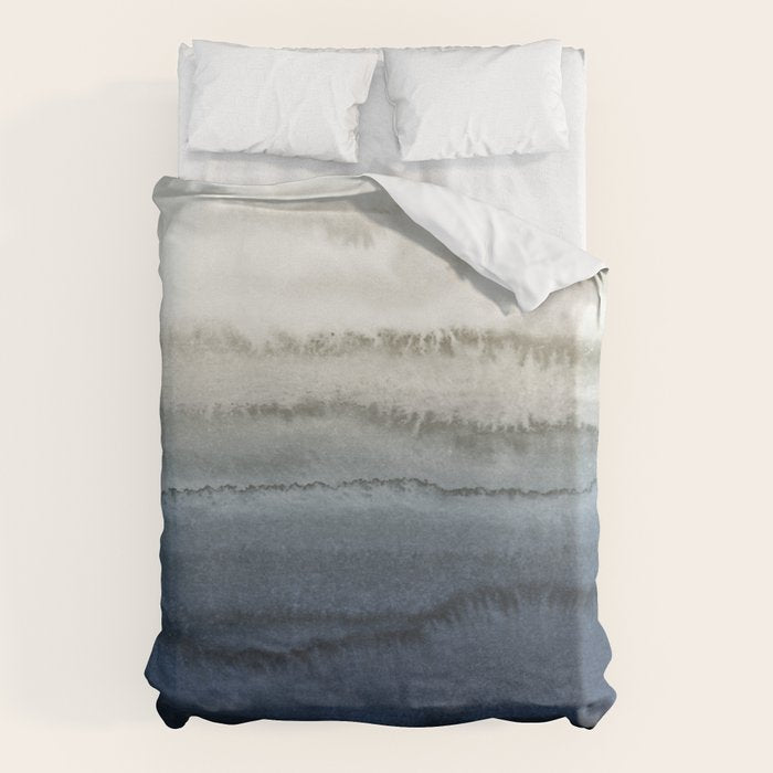 Within The Tides - Crushing Waves Blue Duvet Cover