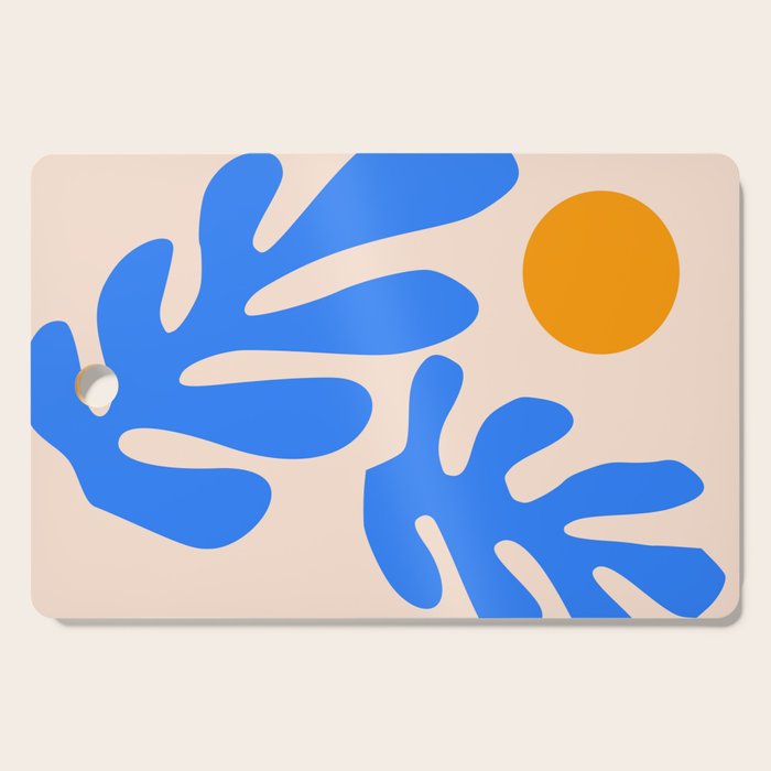 Henri Matisse - Leaves - Blue Cutting Board