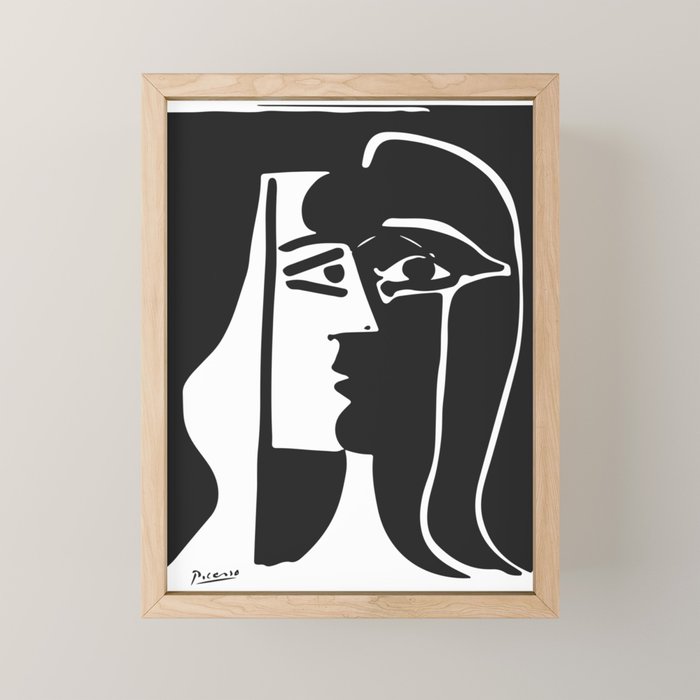 Picasso - Kiss 1979 Artwork Reproduction Mini Art Print