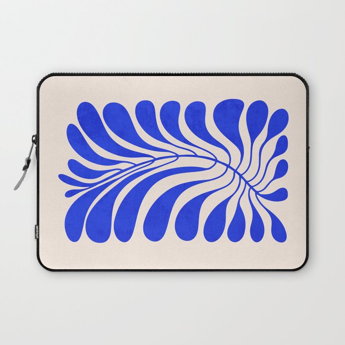 Electrik Blue Ferns: Matisse Edition Laptop Sleeve
