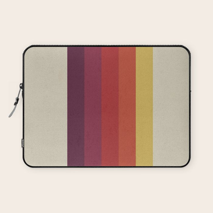 Retro Video Cassette Color Palette Laptop Sleeve