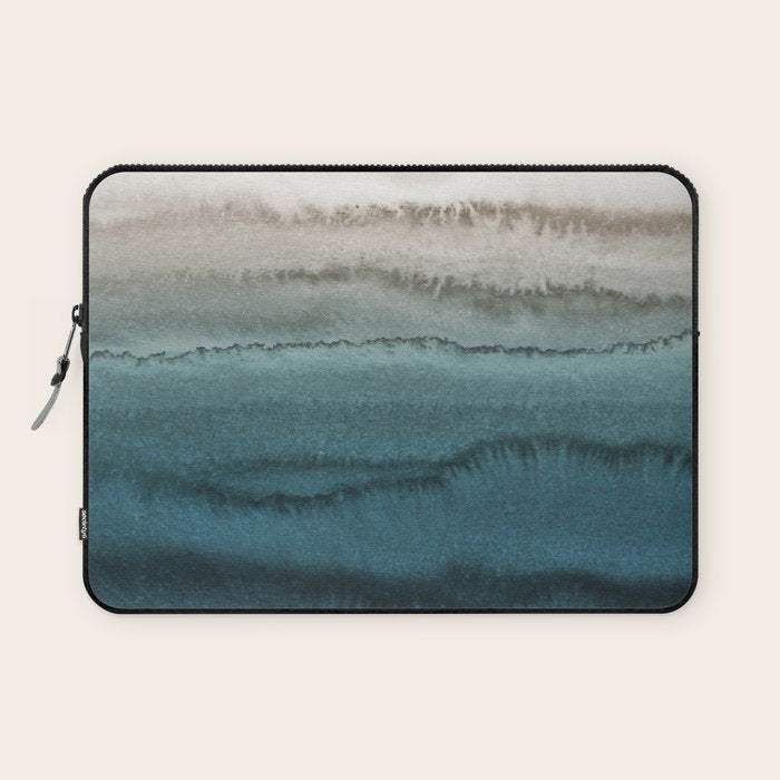 Within The Tides - Crashing Waves Teal Laptop Sleeve