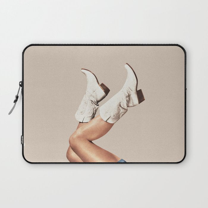 These Boots - Neutral Beige Laptop Sleeve
