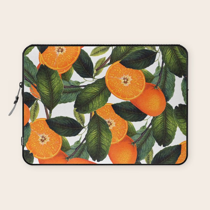 The Forbidden Orange #Homestorie #Decor #Buyart Laptop Sleeve
