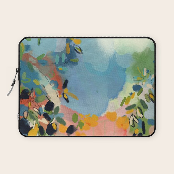 Garden With Sea View And Olive Tree Laptop Sleeve