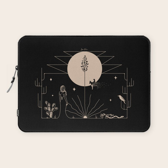 It Was All A Dream - Black & Tan Laptop Sleeve
