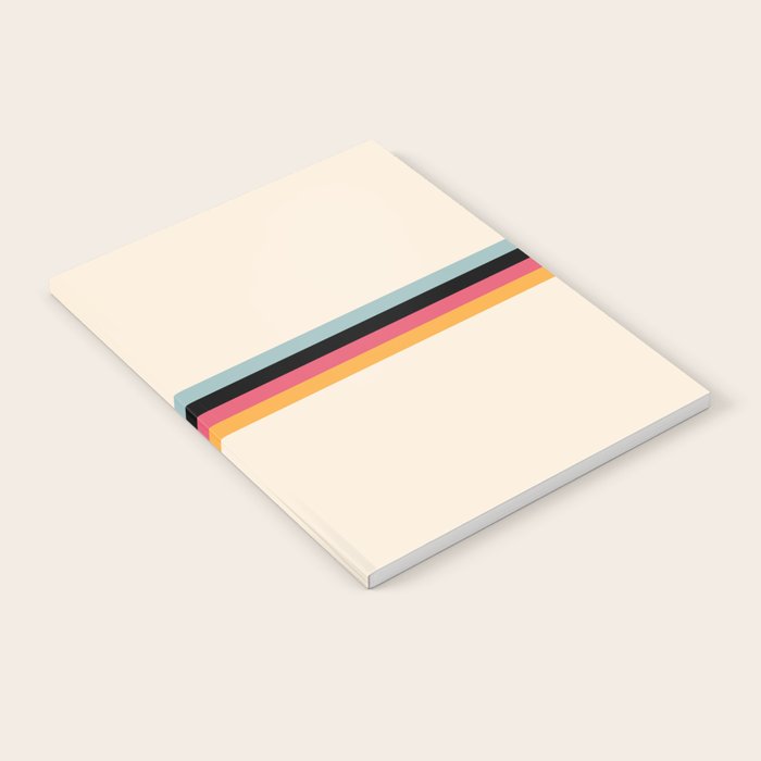 Ishtar - Classic Retro Summer Stripes Notebook