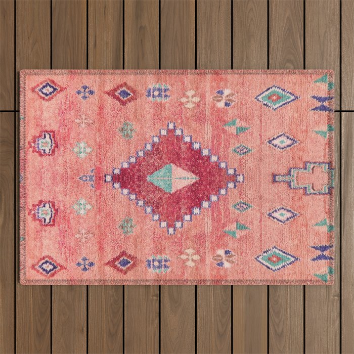 Heritage Moroccan Rug Style Design Outdoor Rug