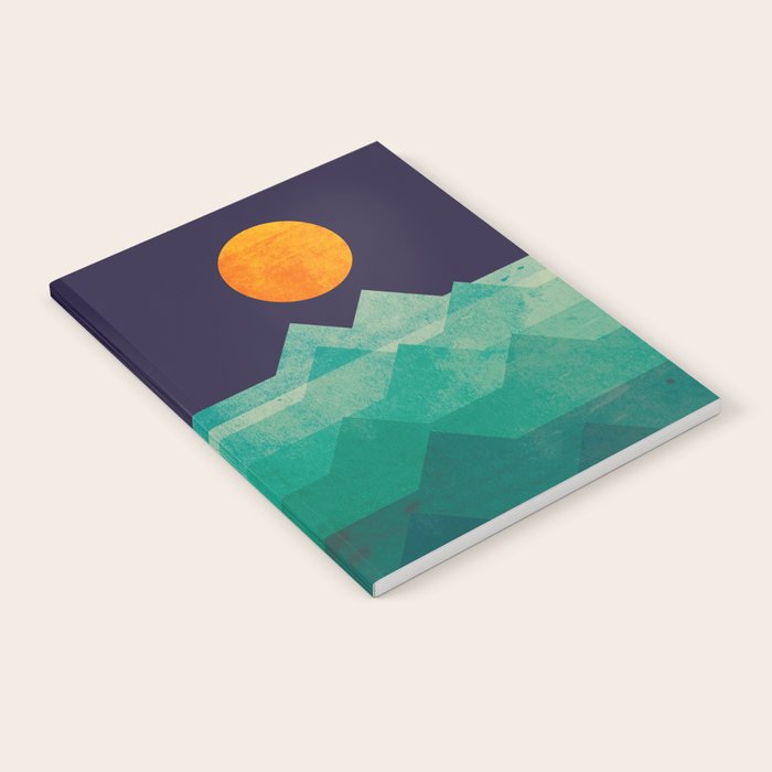 The Ocean, The Sea, The Wave - Night Scene Notebook