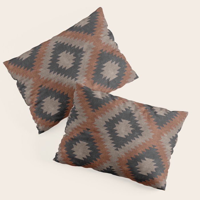 Aztec Neutrals - Inkwell & Taupe Pillow Sham