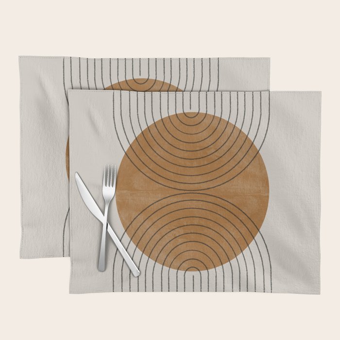 Perfect Touch  Mid Century Modern Placemat