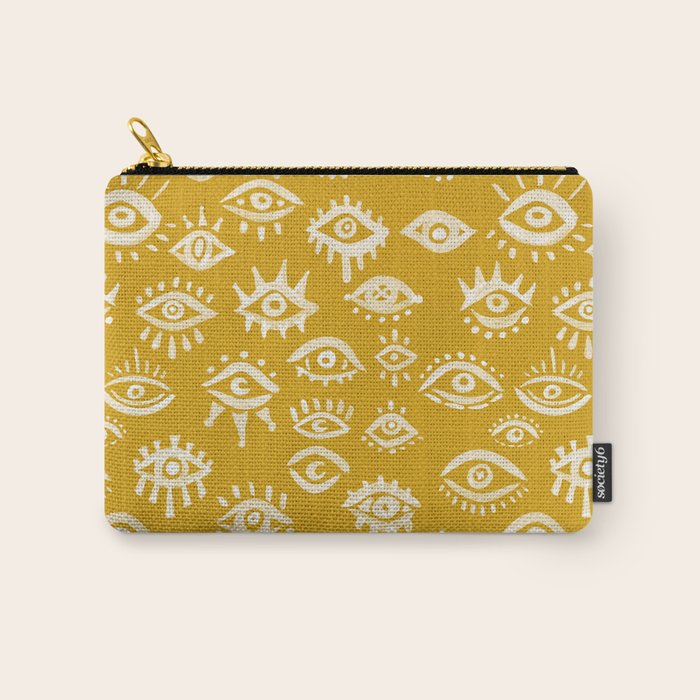 Mystic Eyes Marigold Palette Carry All Pouch