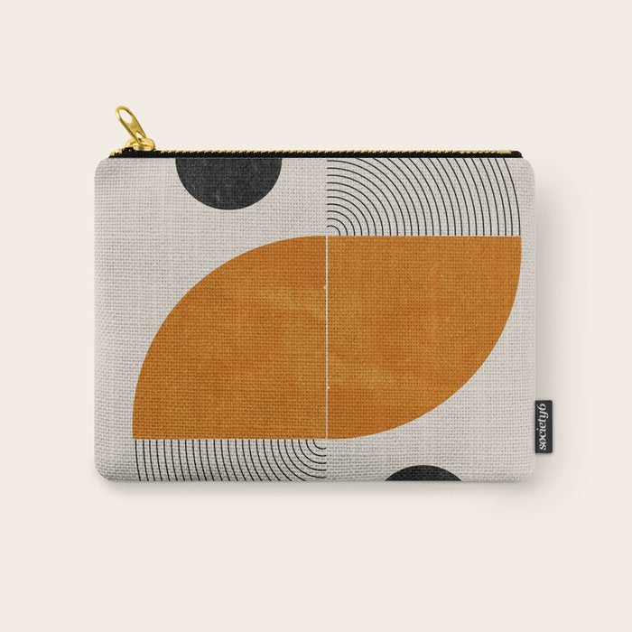 Abstract Geometric Shapes Carry All Pouch