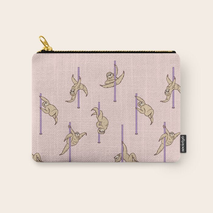 Sloths Pole Dancing Club Carry All Pouch