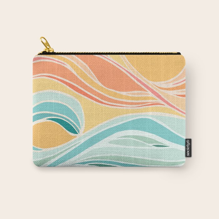 Sea And Sky Abstract Landscape Carry All Pouch