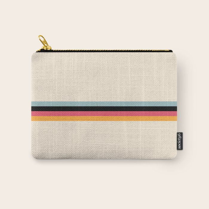 Ishtar - Classic Retro Summer Stripes Carry All Pouch